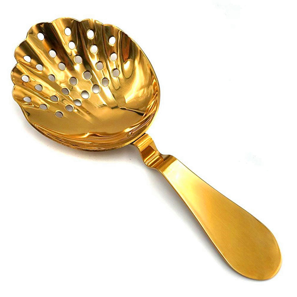 Stainless Steel Scalloped Julep Strainer